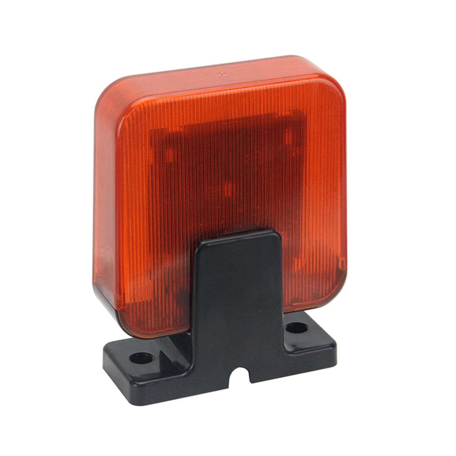 LED Flashing Warning Light 12-265V ACDC Alarm Lamp for Garage Door Outdoor Wall-Mounted LED Signal orange