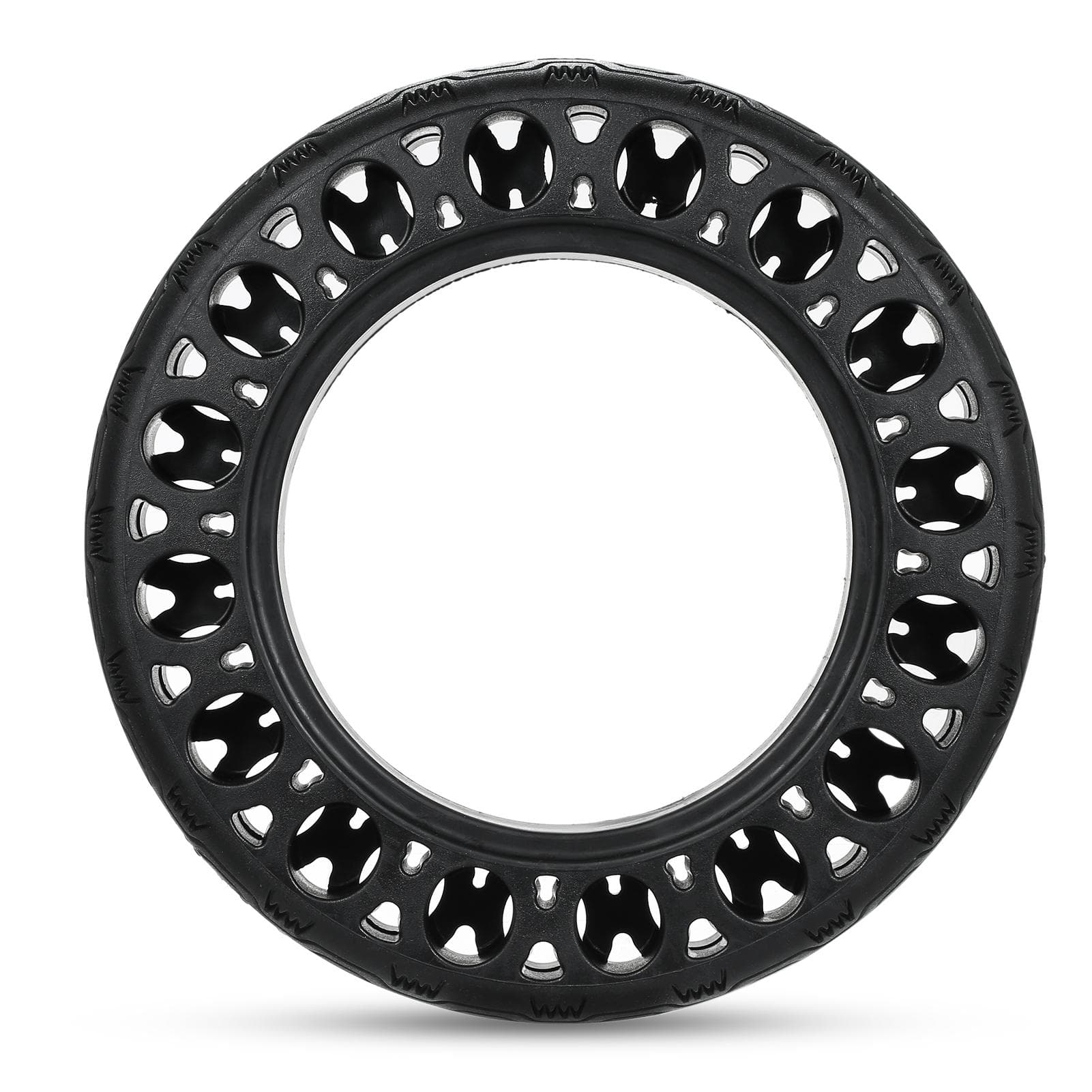 60/70-6.5 Electric Scooter Solid Tire Rubber Honeycomb Non-Slip Tire Shock Absorber Solid Tire for black