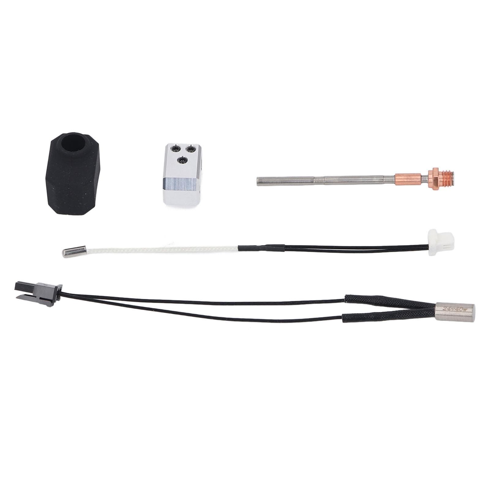 Heater Block Hotend Kit Aluminum for Prusa MK4 3D Printer with Bimetal Throat Heating Rod