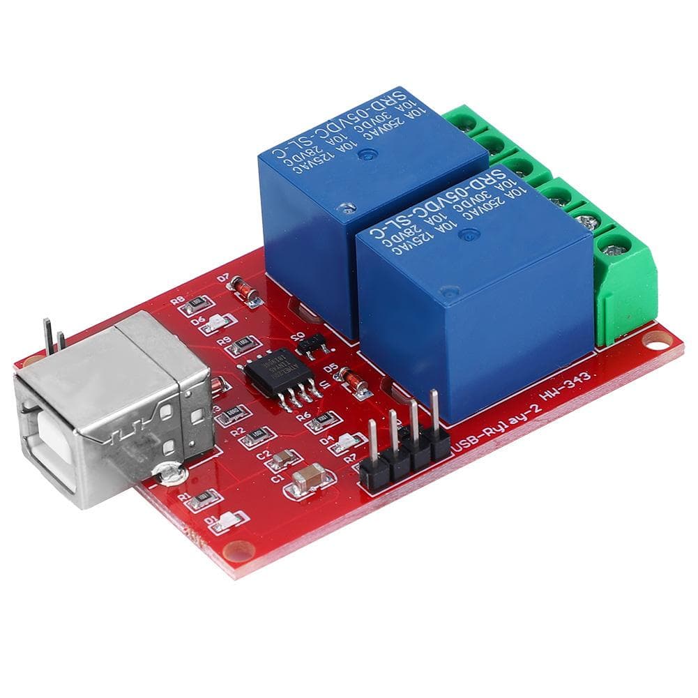 5V USB Control Switch 2 Channel Relay Module Computer PC Intelligent Control SwitchUSB Control