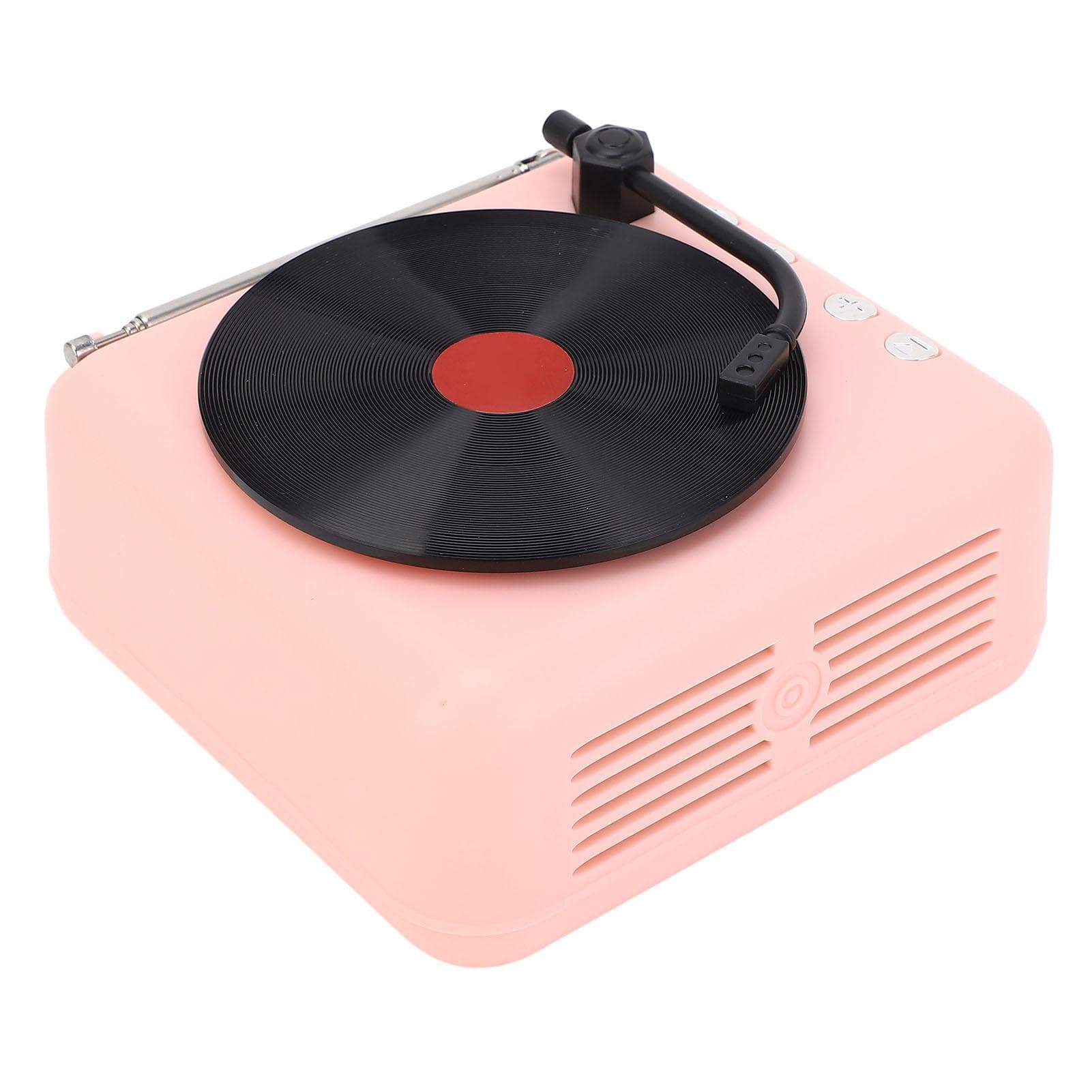 Bluetooth Speaker Retro Record Player Style HiFi Sound Quality BT5.0 Wireless Speaker Blue pink