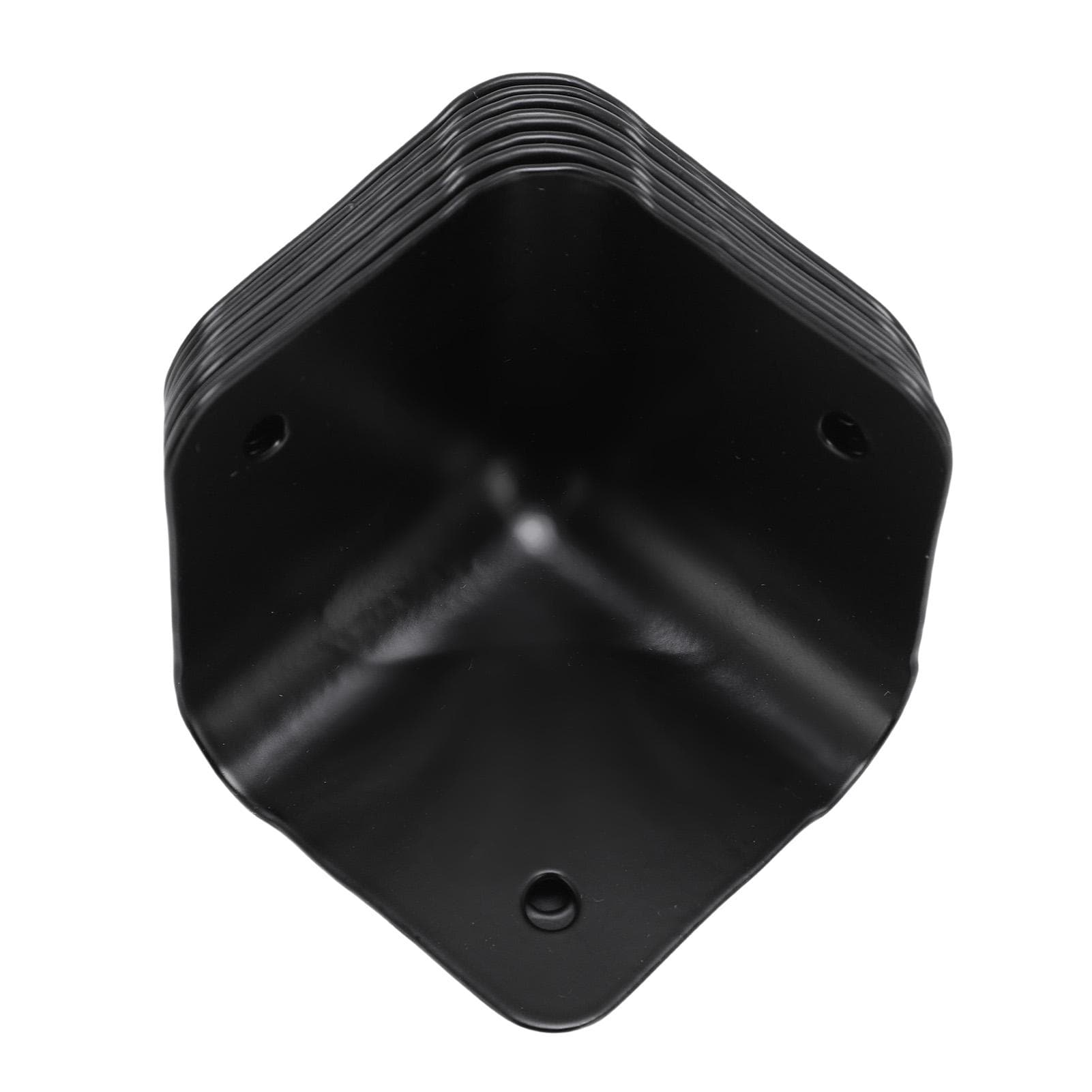 8pcs Corner Protector Black Bump Proof Metal Corner Guard for Speaker Guitar Amp Cabinet Furniture