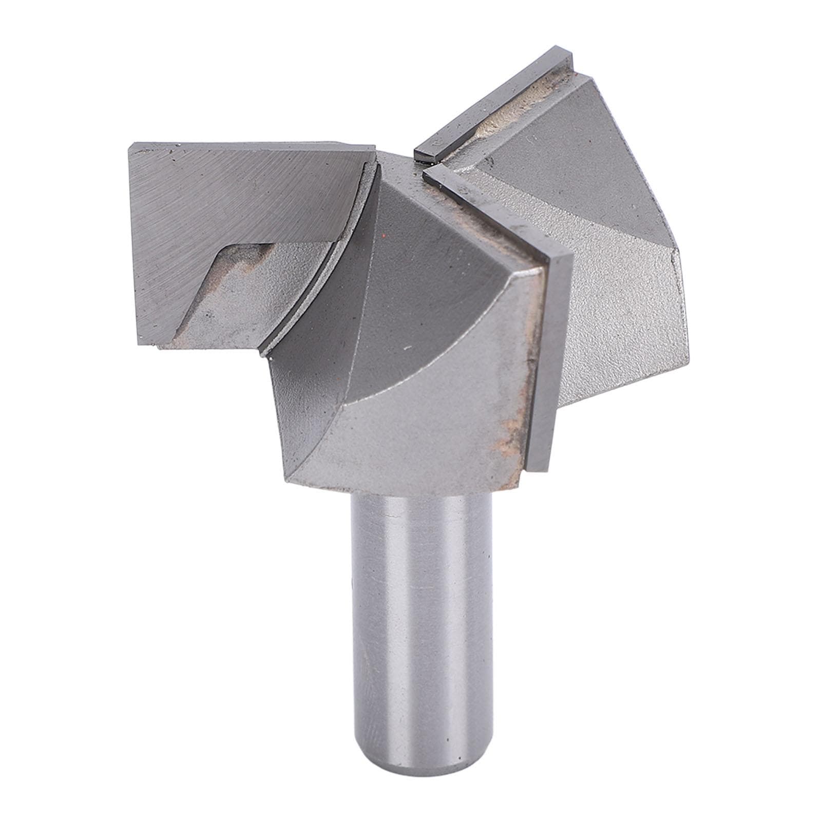 Bottom Cleaning Router Bit 12in Round Shank 3 Flute Slotting Router Bit for Woodworking Projects