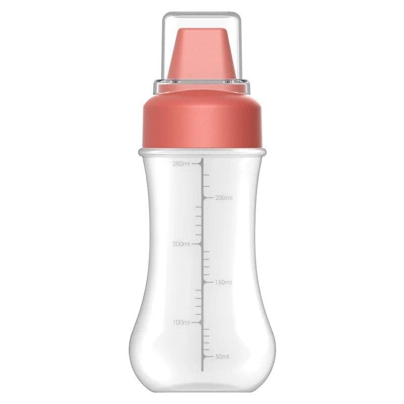 350ml Sauce Container Squeeze Bottles Gravy Boats Ketchup Honey Jam Mayonnaise Salad Dressing Seasonings Dispenser Dishes for Serving red