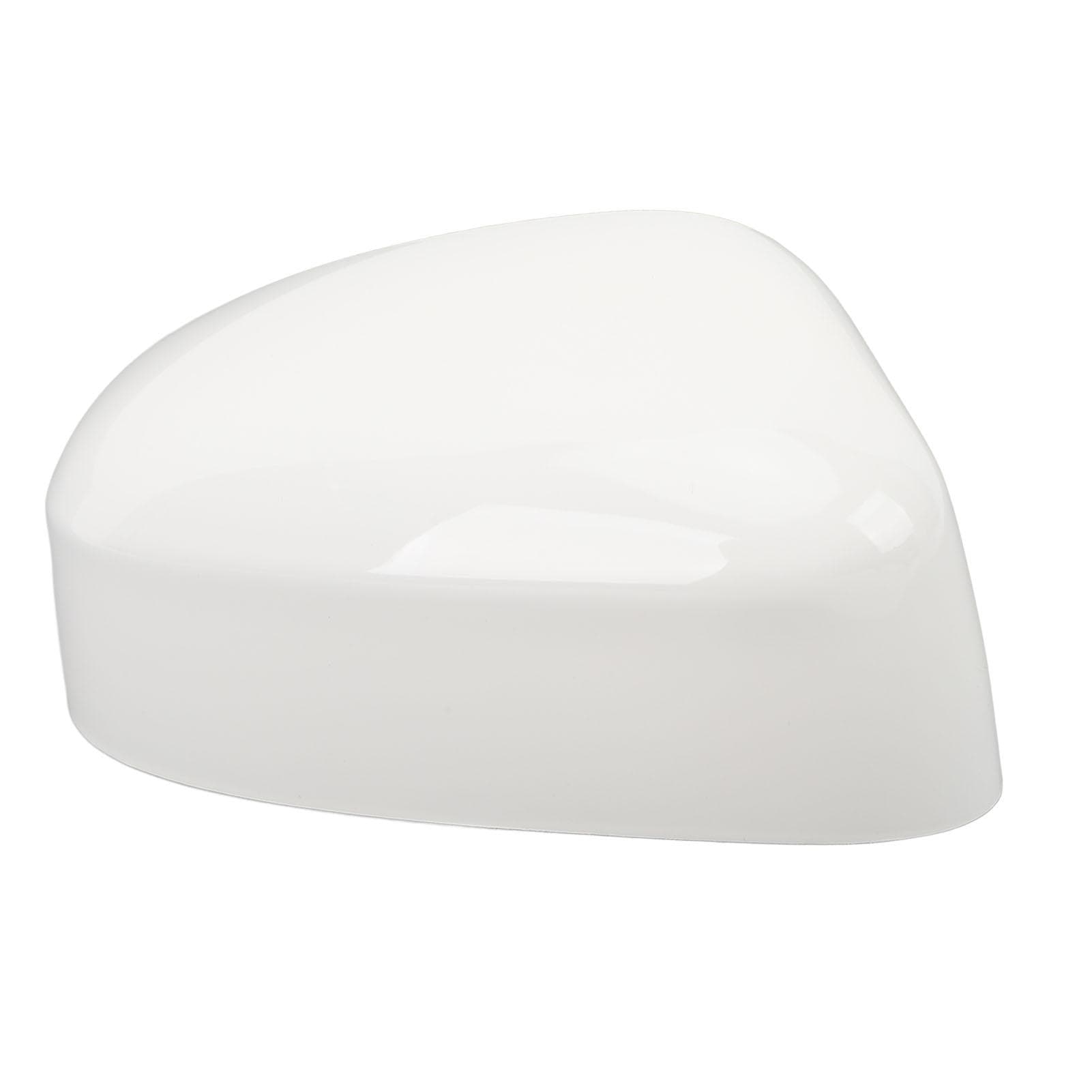 Side Mirror Cap Cover White Protective Weather Resistant Rearview Door Wing Mirror Housing for