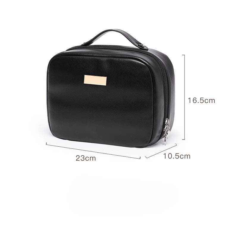 Makeup Bag Women's Waterproof Portable Travel Toiletry Bag Premium Makeup Storage Bag black