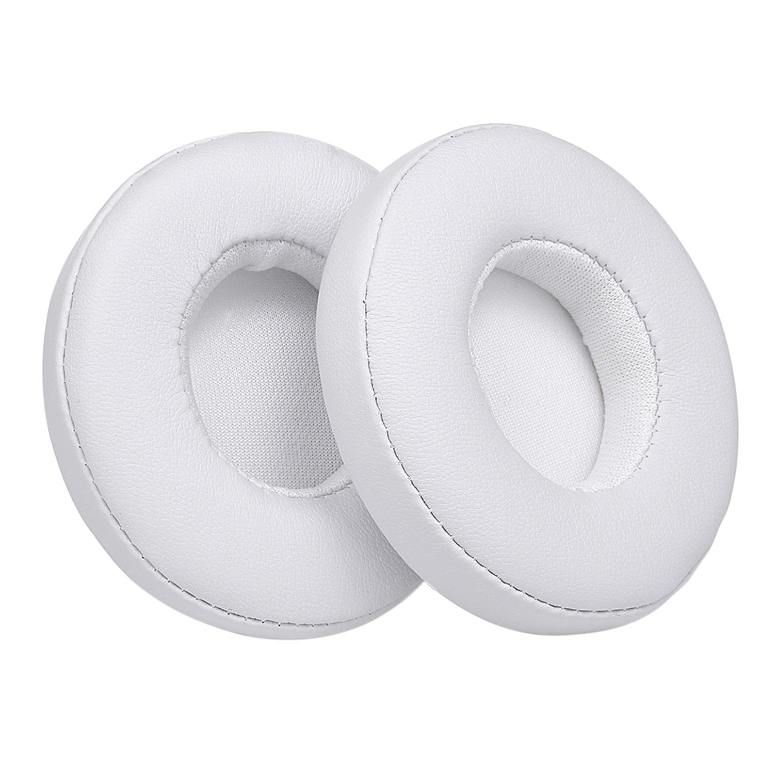 2Pcs Replacement Earpads Ear Pad Cushion for Beats Solo 2 / 3 On Ear Wireless Headphones Black white