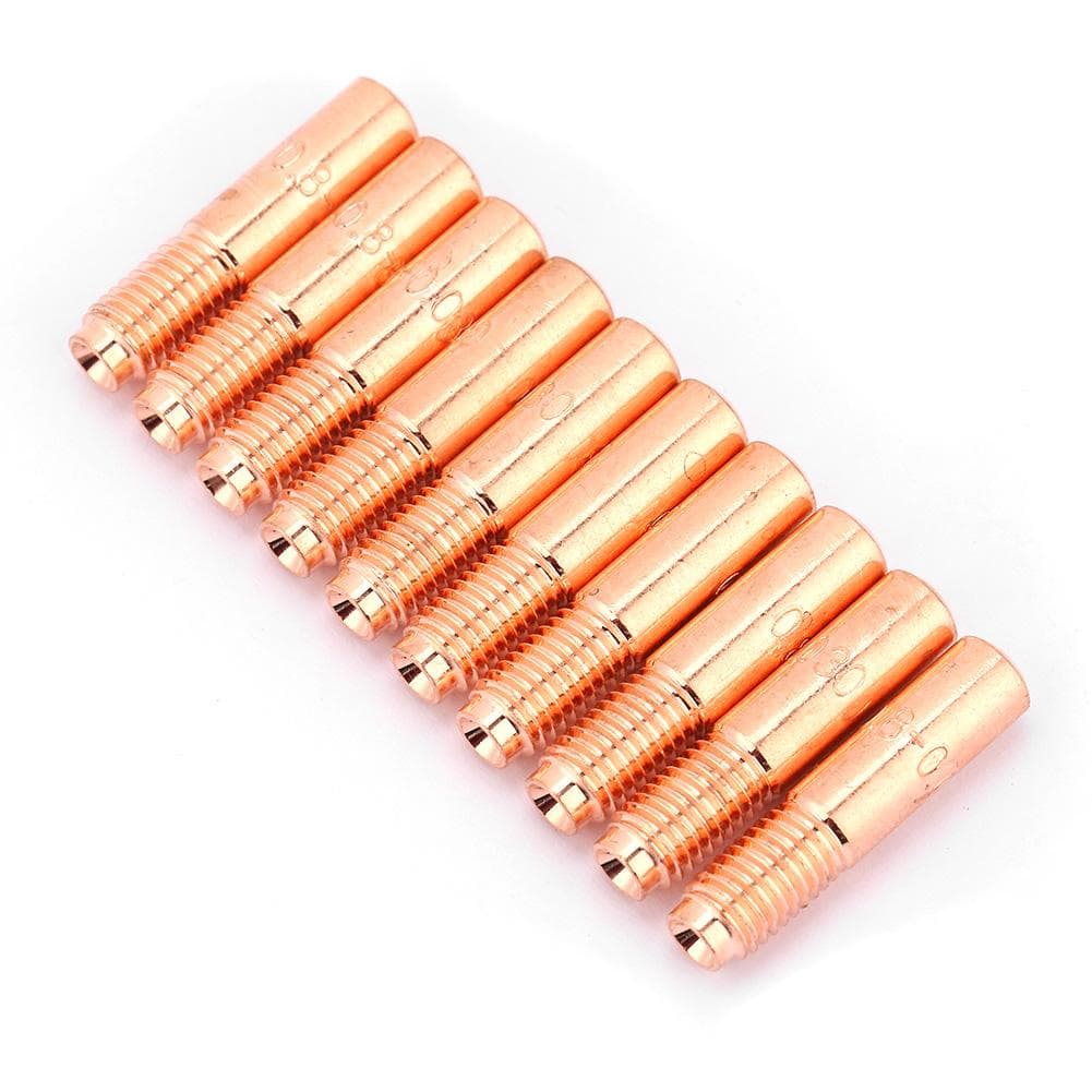 10pcsset MIG Welding Contact Tips 030 0.8MM for Miller 000067