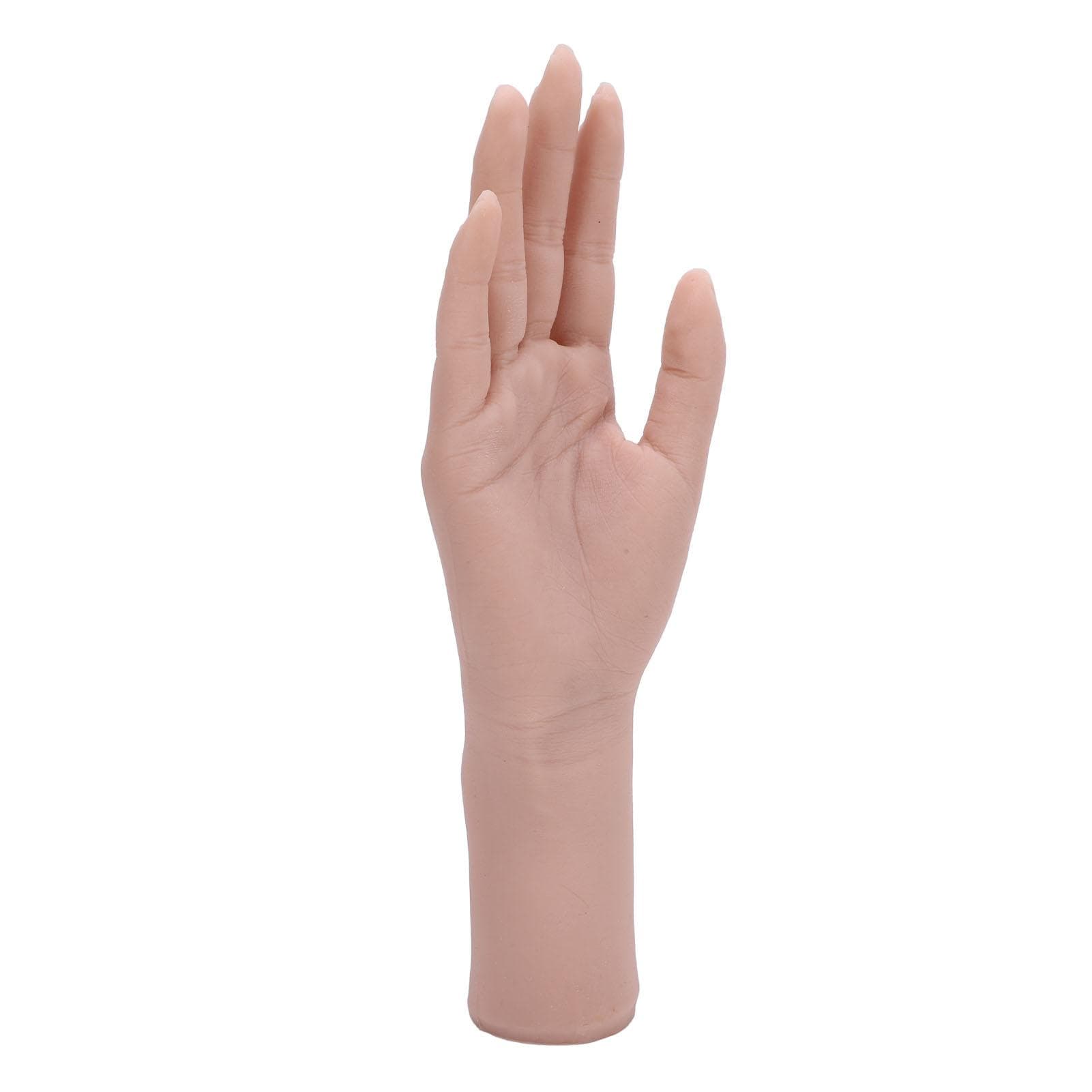Realistic Silicone Female Hand Model Nail Training Hand Soft Flexible Silicone Female Mannequin right