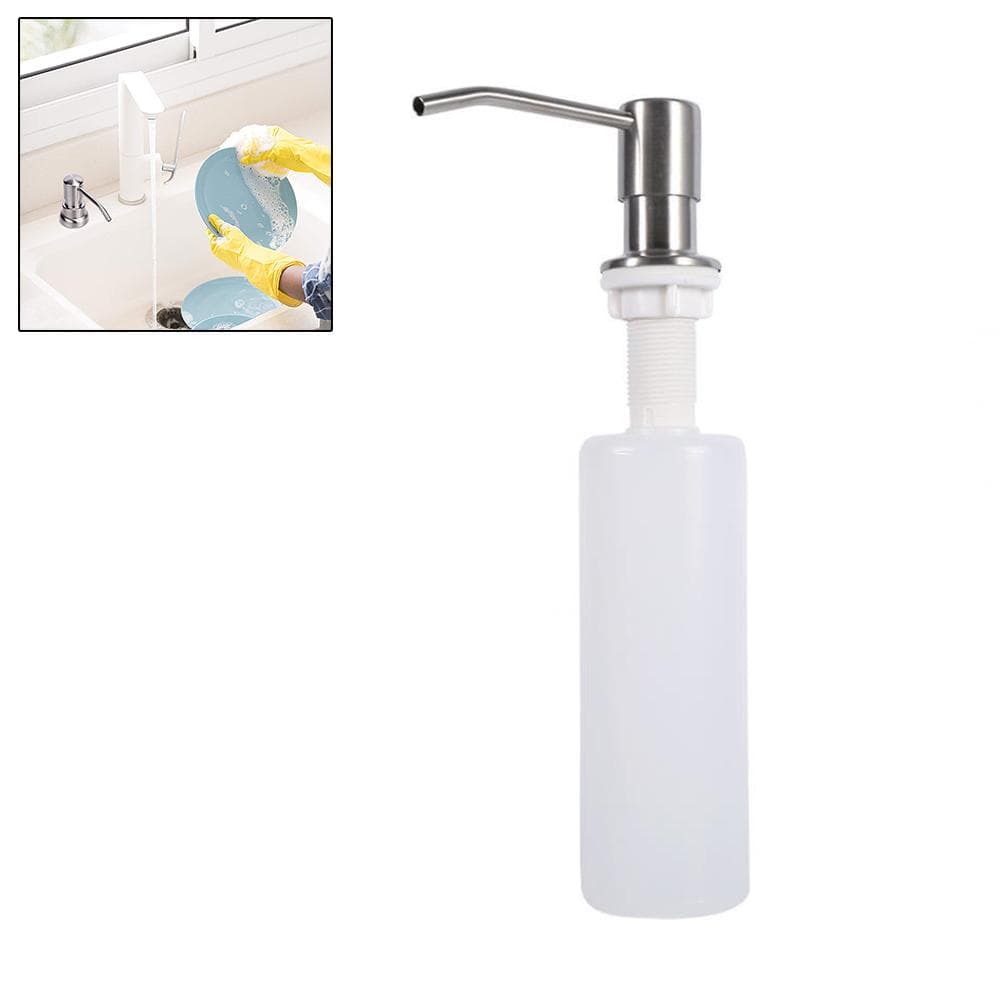 300ml Kitchen Bathroom Hand Soap Dispensers Spray Liquid Soap Dispensers Plastic Bottle L(for 6.5-9kg)