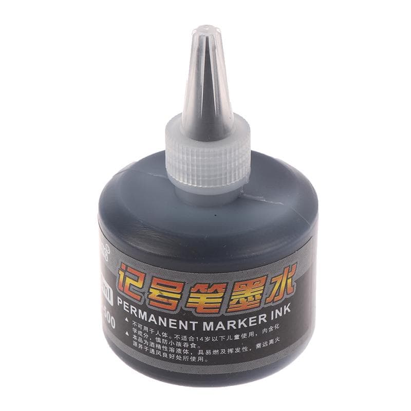 50Ml Permanent Instantly Dry Graffiti Oil Marker Pen Refill Ink For Marker Pens black