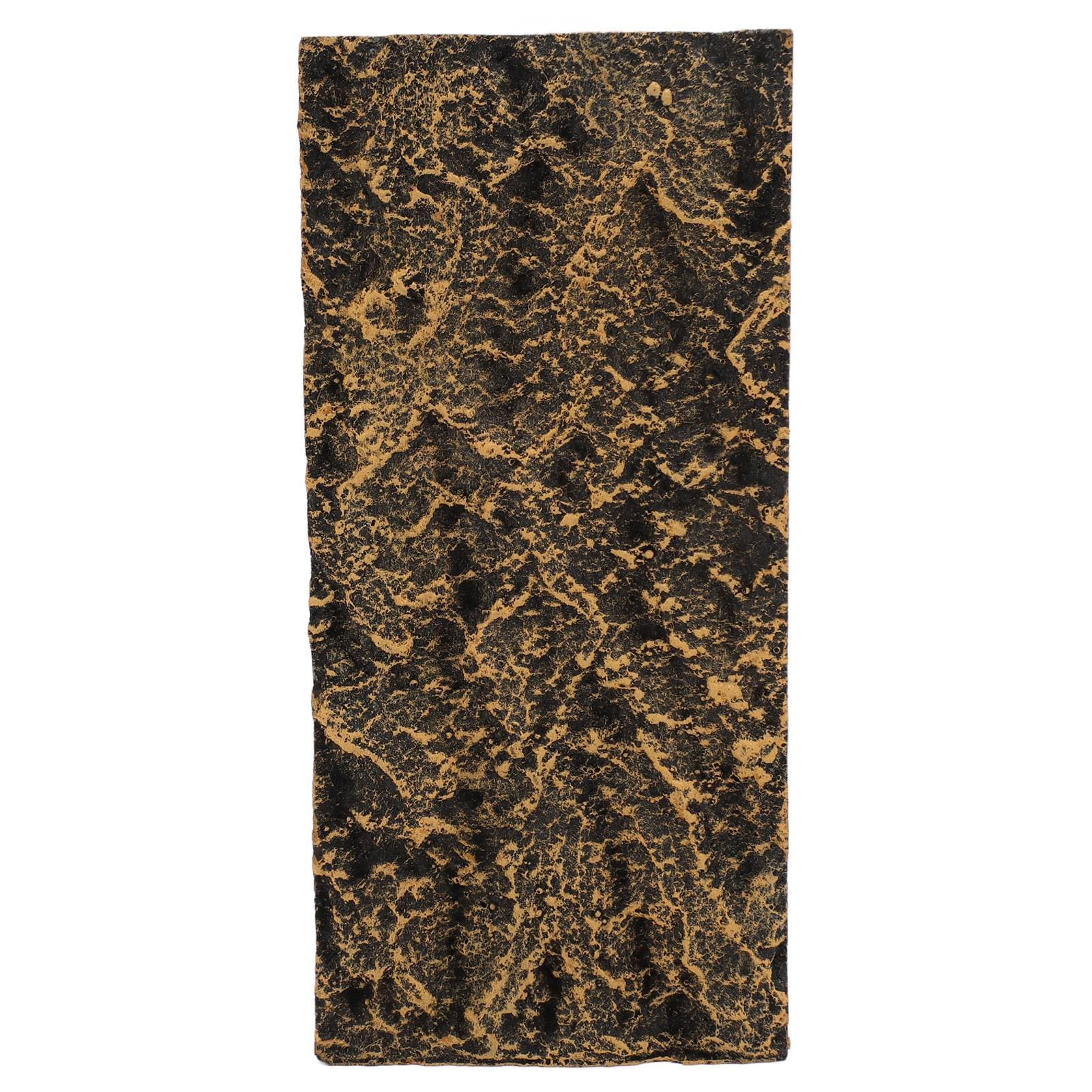Rock Terrarium Background High Simulation Clear Texture PU Reptile Tank Background Board Habitat 26.5x12.5cm / 10.43x4.92in