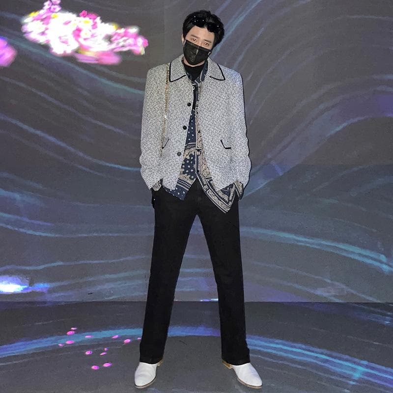 Xiaoxiangfeng Jacket Men's Spring and Autumn New Korean Style Trendy Loose Handsome Casual Jacket 2XL