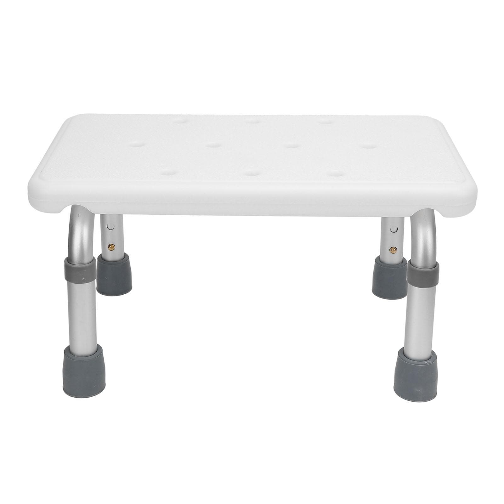 Shower Chair Aluminum Alloy Non Slip Drainage Holes Multifunctional Bathroom Chair Stool for