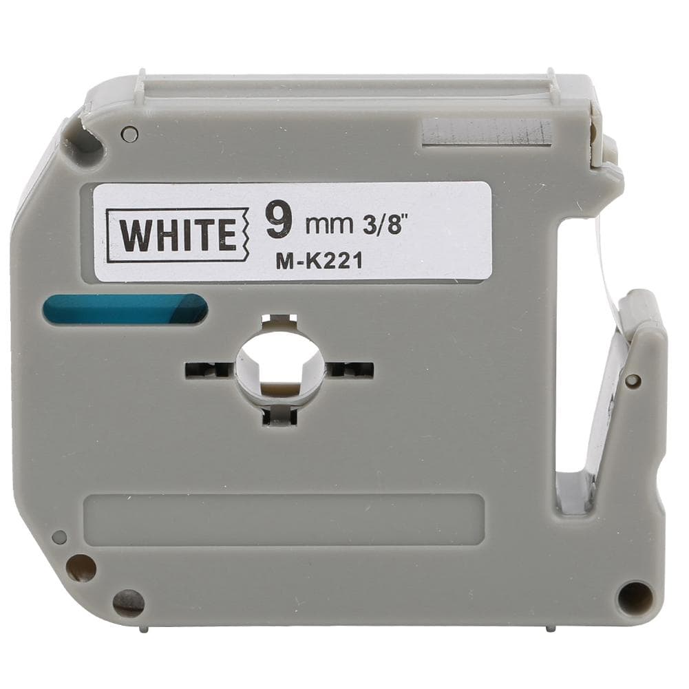 9mm Label Tape PET Accessories M K221 Fit for Brother Label Printer PT-65/70/80