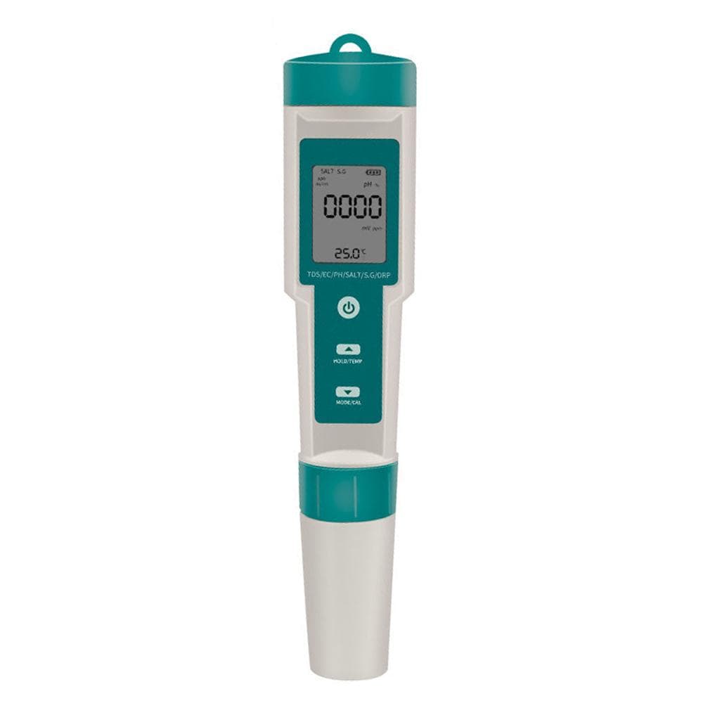 Multifunctional Digital 7 in 1 Water Quality Tester Portable High Accurancy Water Quality Test Pen without backlight