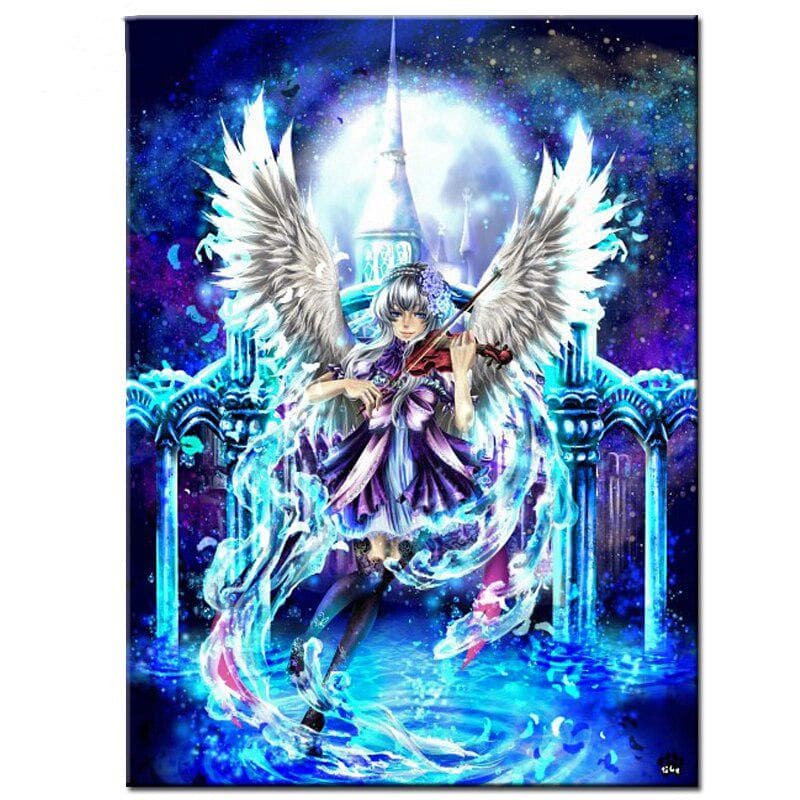 Diamond Painting Fairy Cartoon Diy Full Round Diamond Embroidery 20X30CM