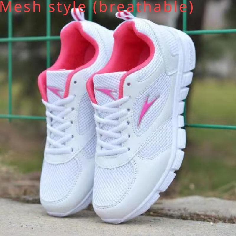 Spring and Autumn Leather Surface Sneakers Waterproof Casual Shoes White Running Shoes Student Fashionable Shoes White Sneakers Unisex Shoes Tennis 38 white/amaranth