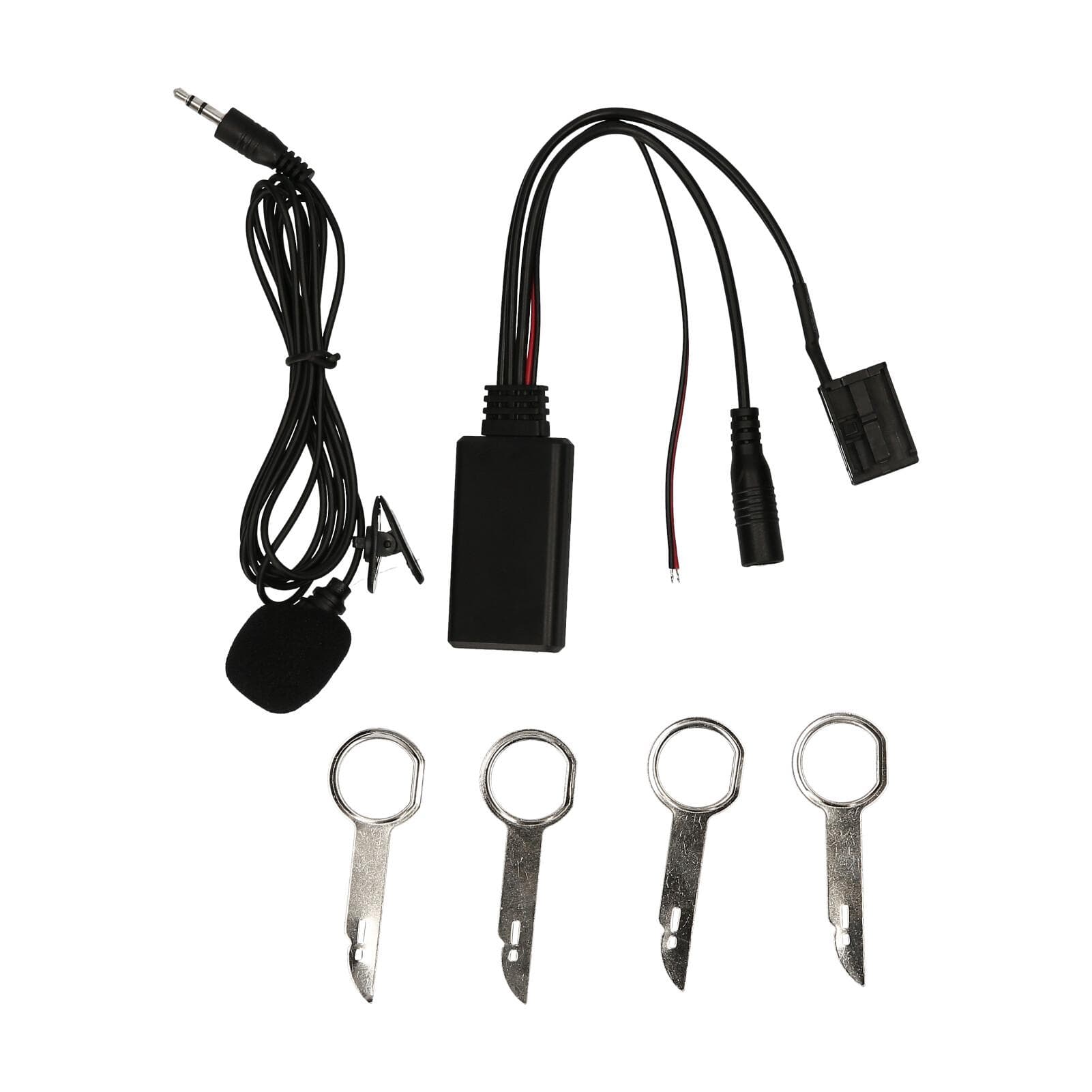 6000 CD Device BT 5.0 Aux Audio Adapter Microphone Handsfree Kit Replacement for Ford 6000CD Stereo