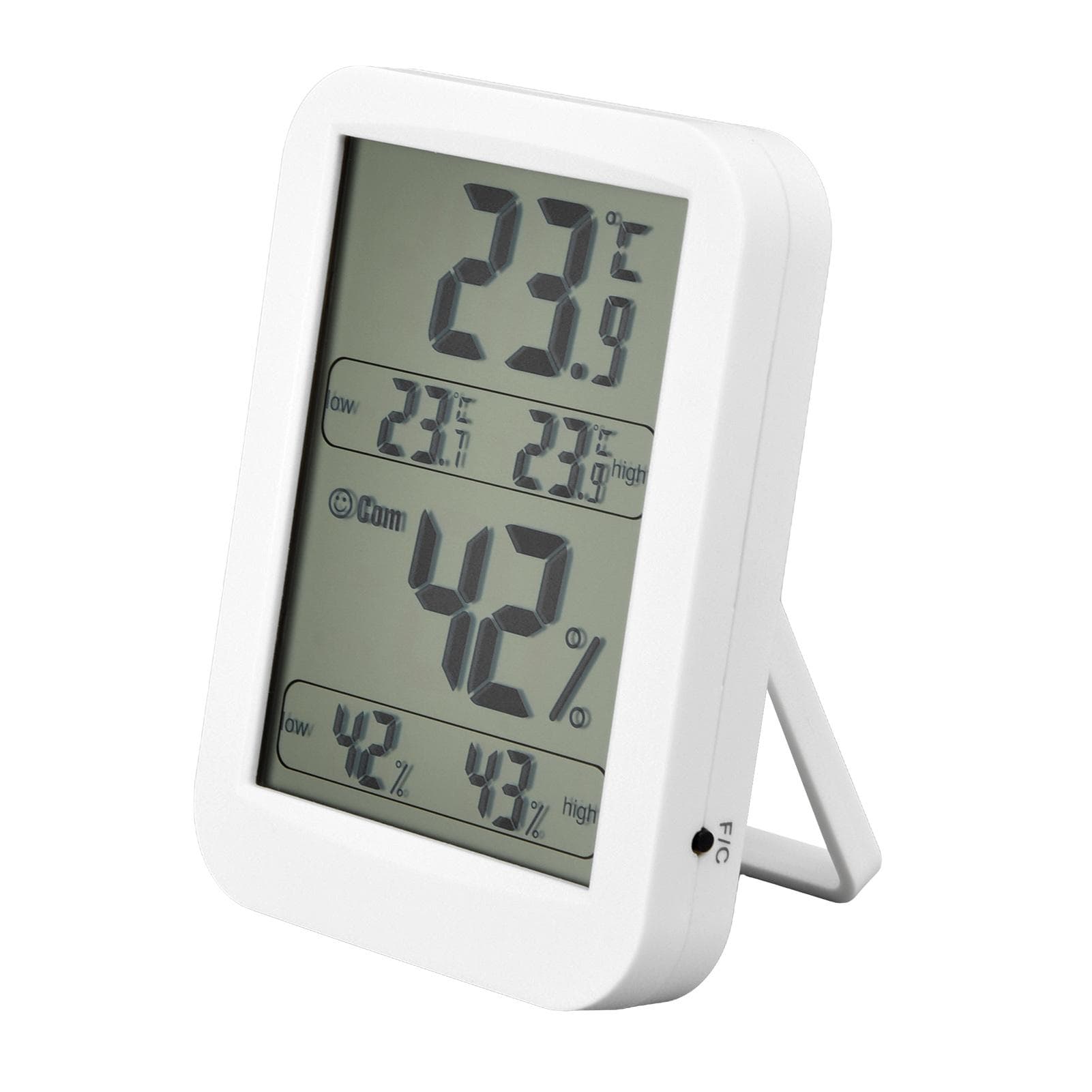 Thermometer Hygrometer Accurate Large LCD Display Temp Humidity Meter for Reptiles Terrarium