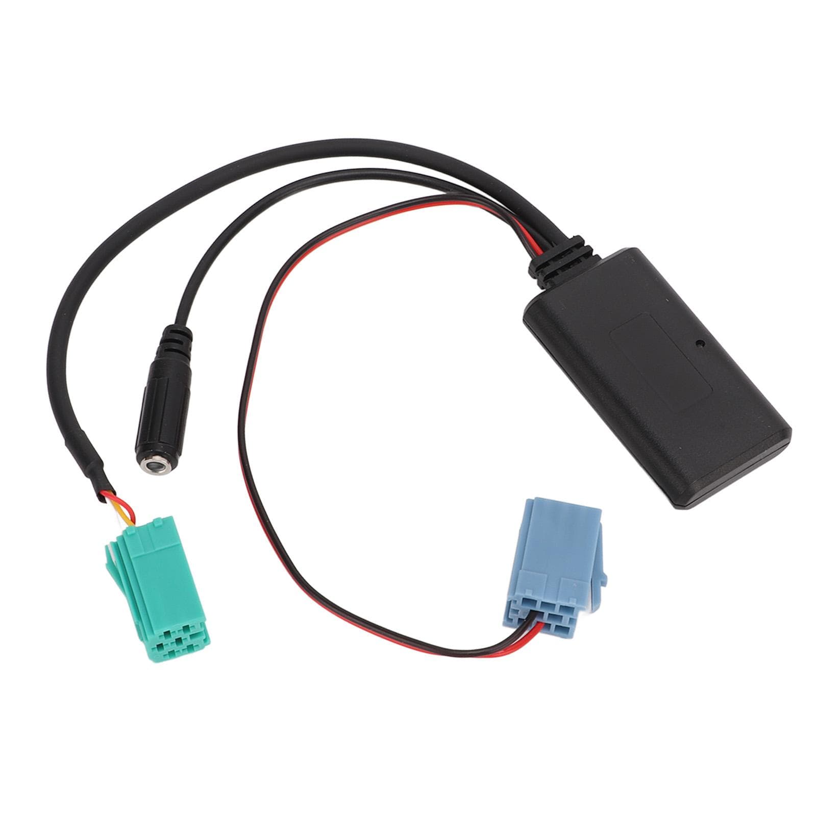 Car Bluetooth Module Wireless Audio AUX Adapter Cable with Microphone Replacement for CD Player