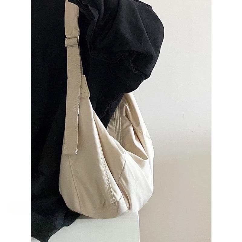 Crossbody Bag Bag Female Autumn and Winter Dumplings Bag Down Cotton Simple All-in-one Shoulder Bag