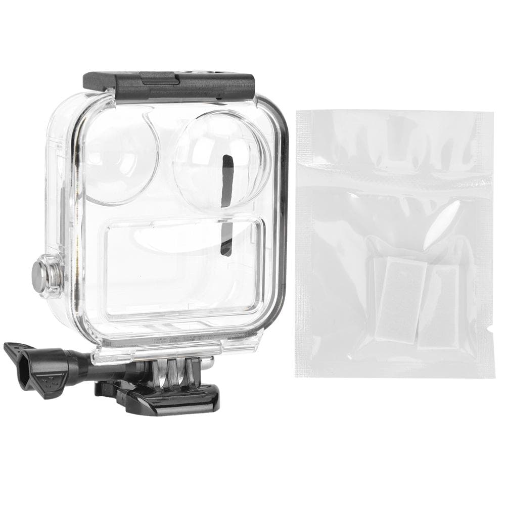 20m Depth Waterproof Touching Adjustable Case Protective Cover Diving Accessory for GoPro MAX white