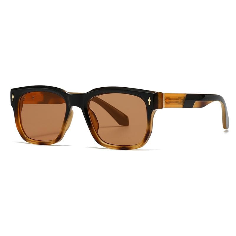 European American Small Frame Retro Sunglasses Full Pin Export Modern Charm 62004