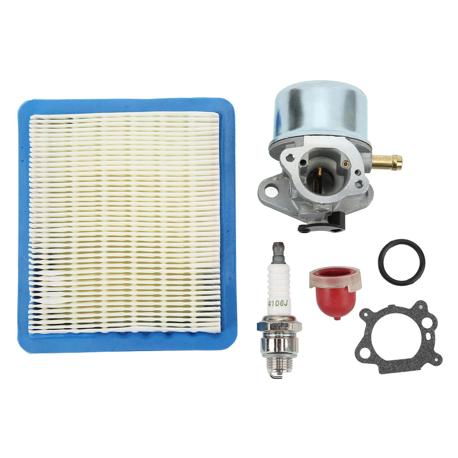 Aluminum Lawn Mower Carburetor with Spark Plug Gasekt Air Filter for 12G882 12G887 12H702 12H707