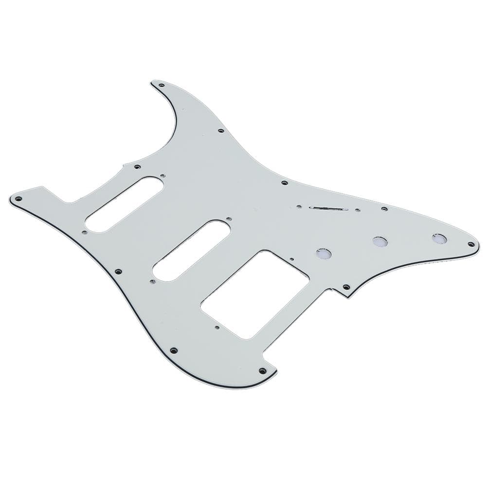 Electric Guitar Pickguard 11 Hole Mirror Surface for FD Musical Instrument AccessoriesWhite white