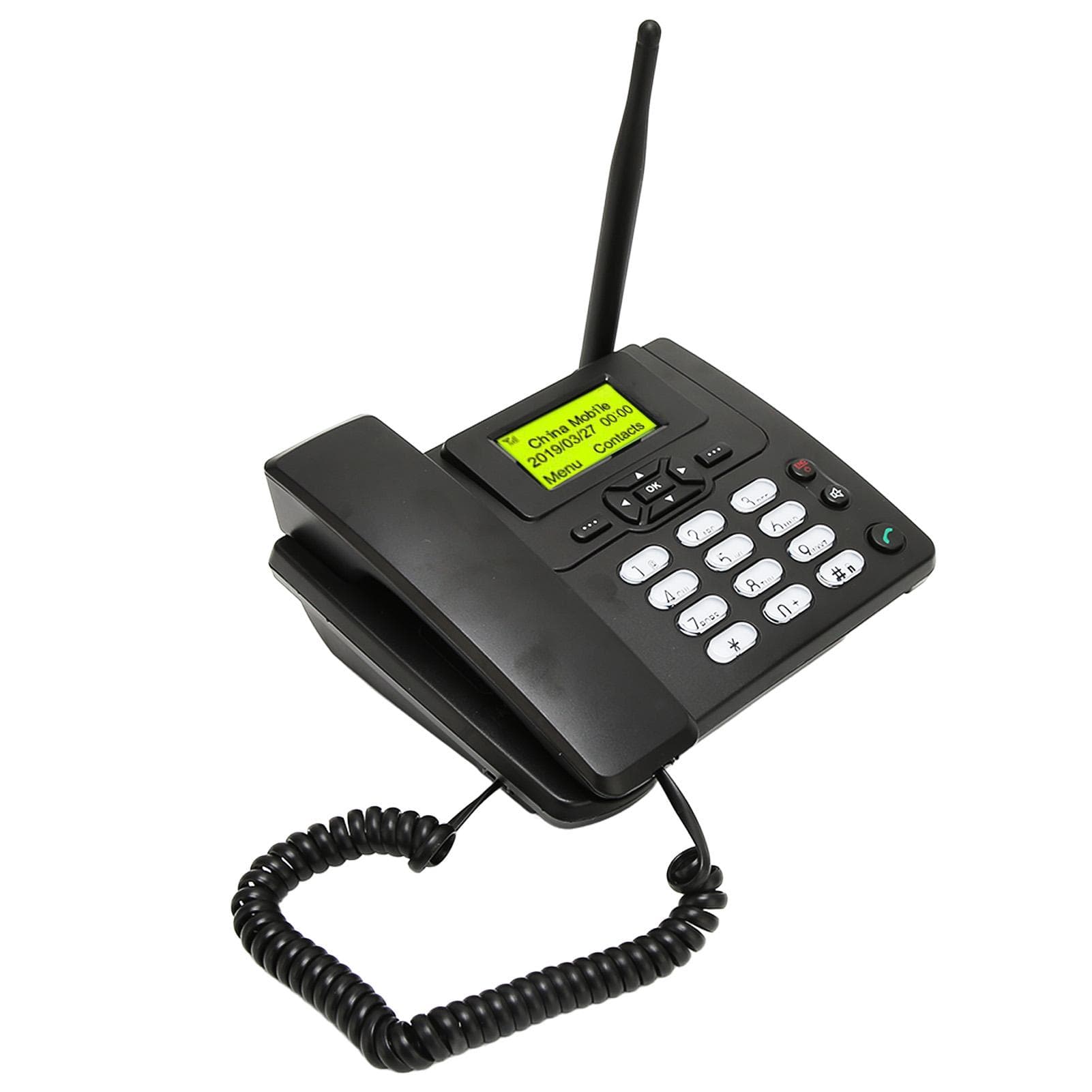 Cordless Telephone Multifunction Big Buttons GSM900MHZ 1800MHZ Dual Frequency Desk Phone