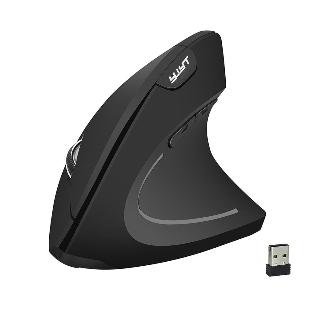 YWYT 2.4G Wireless Vertical Mouse Ergonomic Vertical Mouse Upright Mouse Optical Mouse 3 Adjustable black