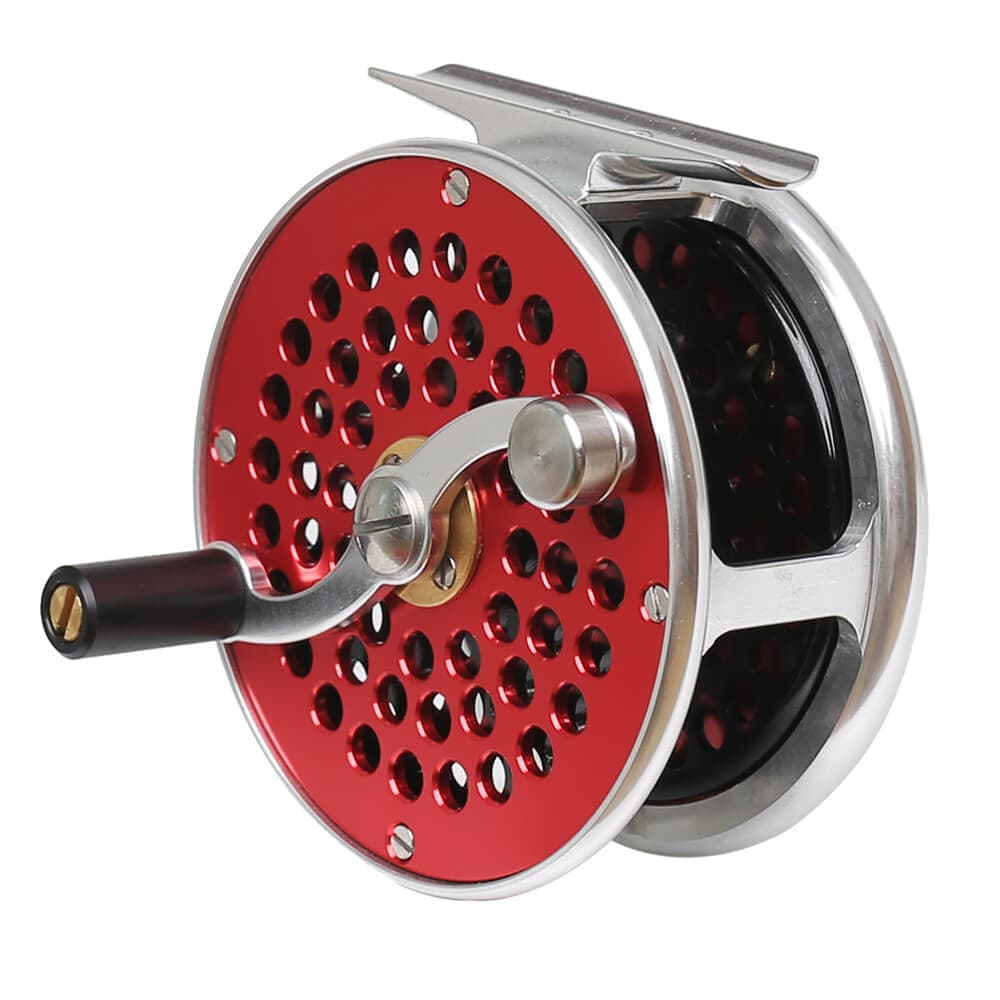 Kylebooker FR03 Classic Fly Reel For #3 to #9 Line Weight 7/8/9 weight red