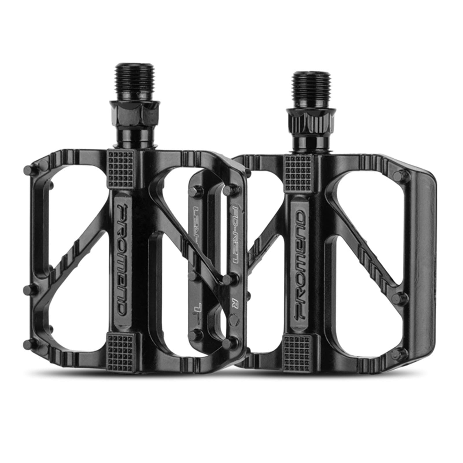 Bike Pedals Aluminum Alloy Bicycle Pedals Lightweight Non-slip Platform for Road Bicycle City black