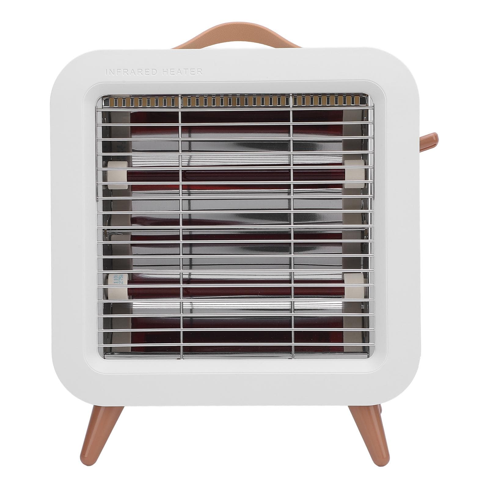 Portable Electric Heater Quiet Fast Heating 550w Powerful Eye Caring Dim Light Small Space Heater AU PLUG