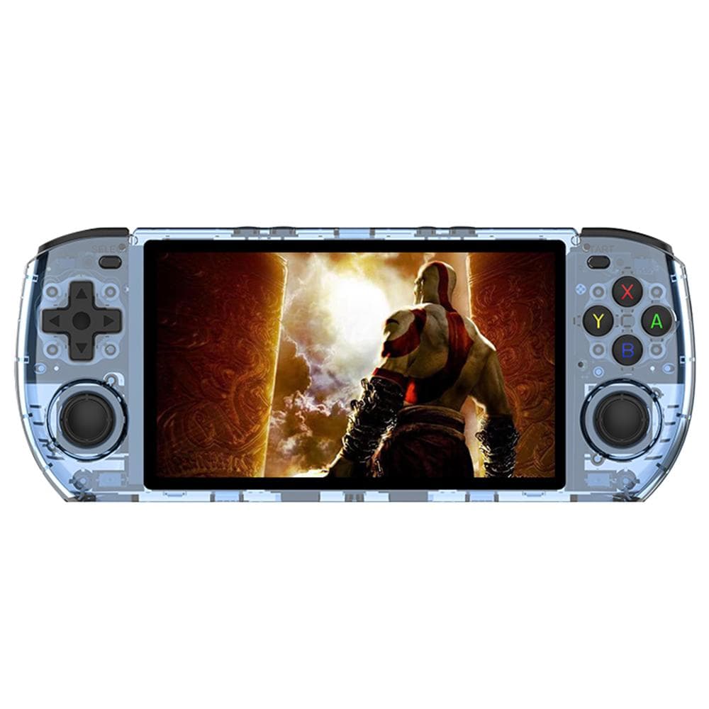 Handheld Game Console Portable Emulator Handheld with 5.0'' High Clear Screen Open Source System 16G 256G blue
