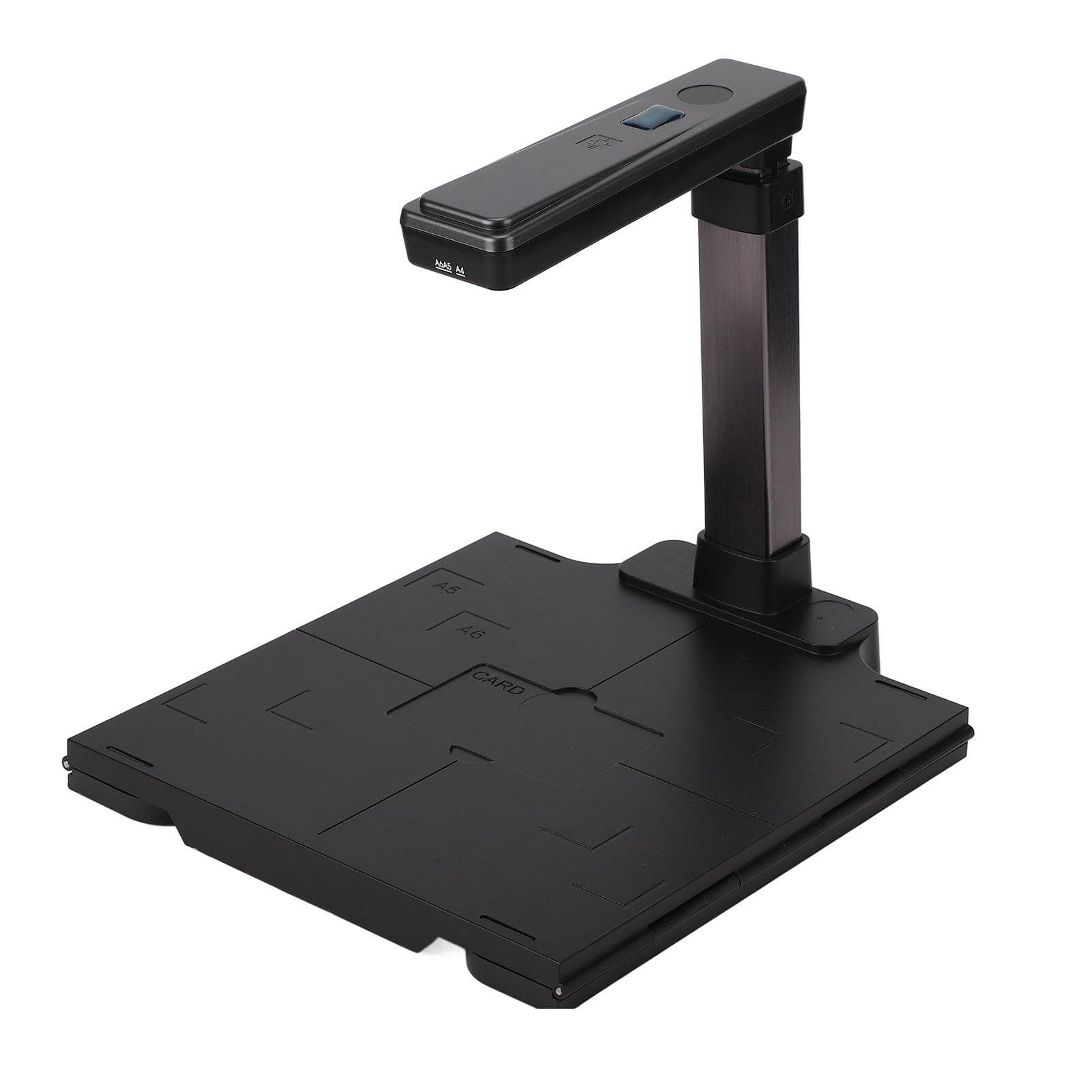 Document Camera Scanner 5MP Portable USB Document Scanner A4 Catch Size with LED Light for ID Card