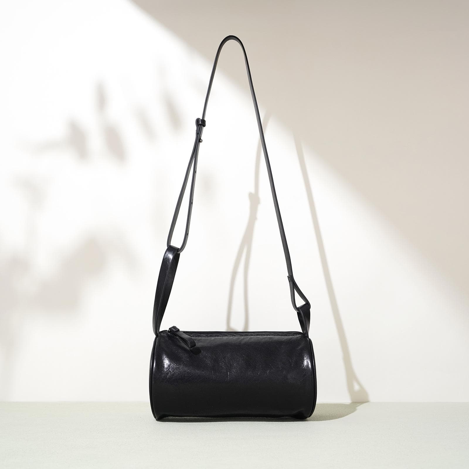 Niche Design High-end Crossbody Bag Portable Head Leather Women's Bag Simple, Fashionable and Versatile black