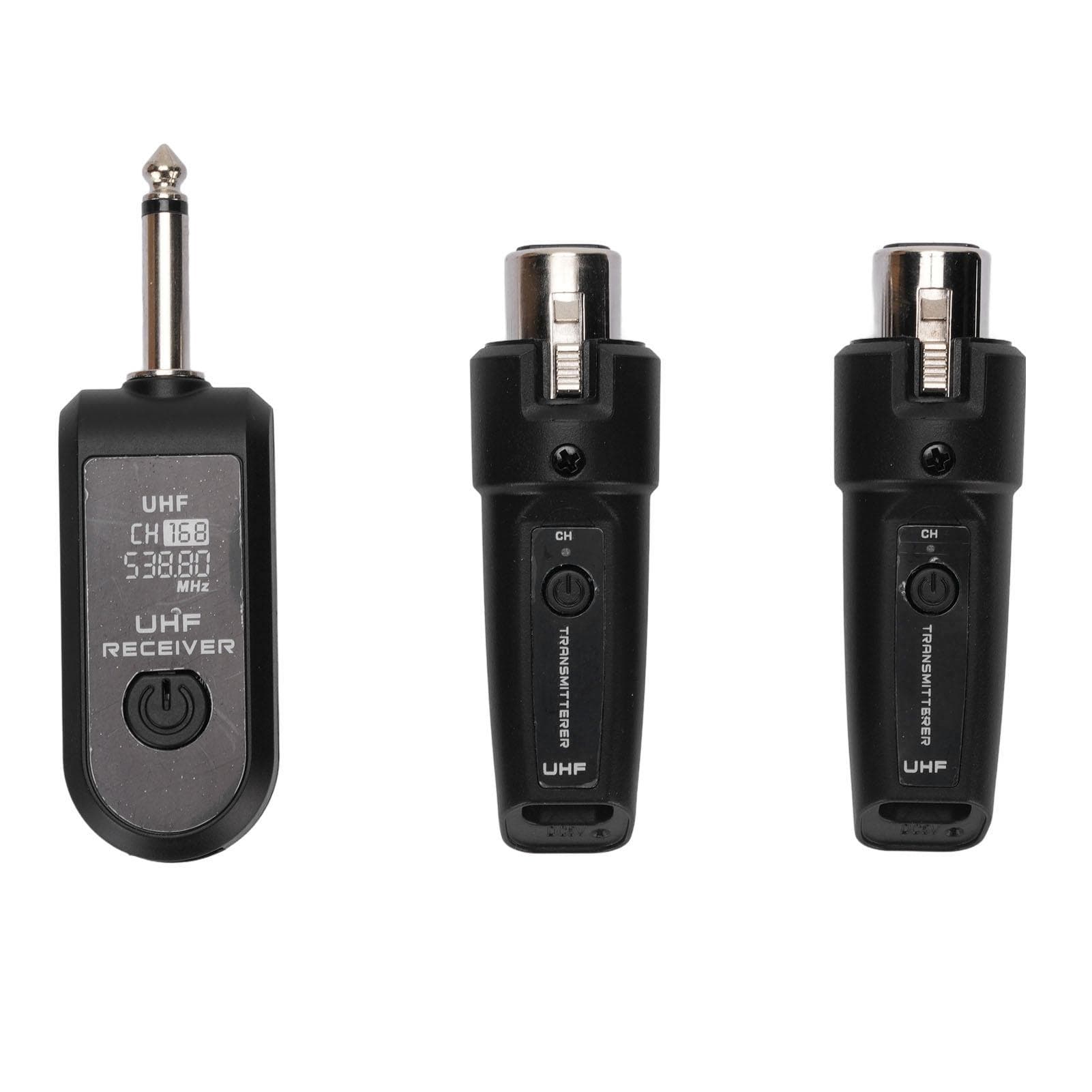 Wireless Microphone Transmitter Receiver XLR Microphone Wireless System Rechargeable Wireless Mic