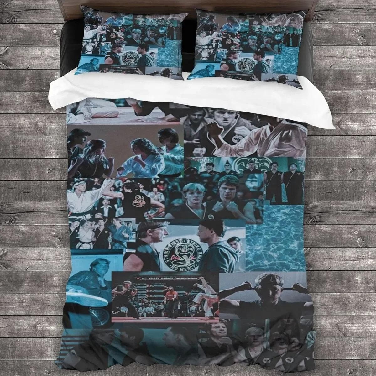 TV Series Cobra Kai Bedding Set Duvet Cover Bedroom Comforter Covers Single Twin King Size Quilt Cover Home Textile AU Queen 210x210cm