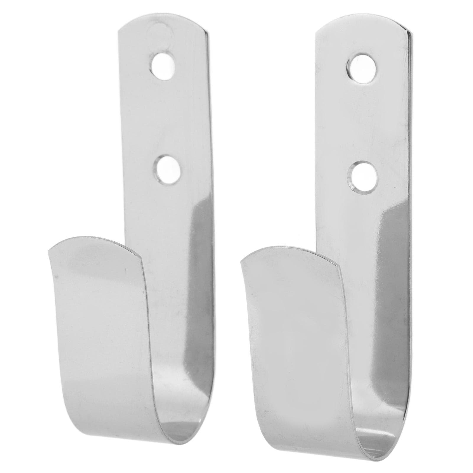 J Hook Bracket Rustproof Rugged Stainless Steel Smooth Versatile J Hook Hangers for Boats Yachts