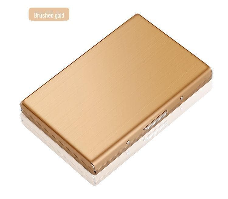 New 2024 Stainless Steel Anti-Magnetic Anti-Theft Minimalist Card Holder Wallet Anti-magnetic, Anti-theft Wallet