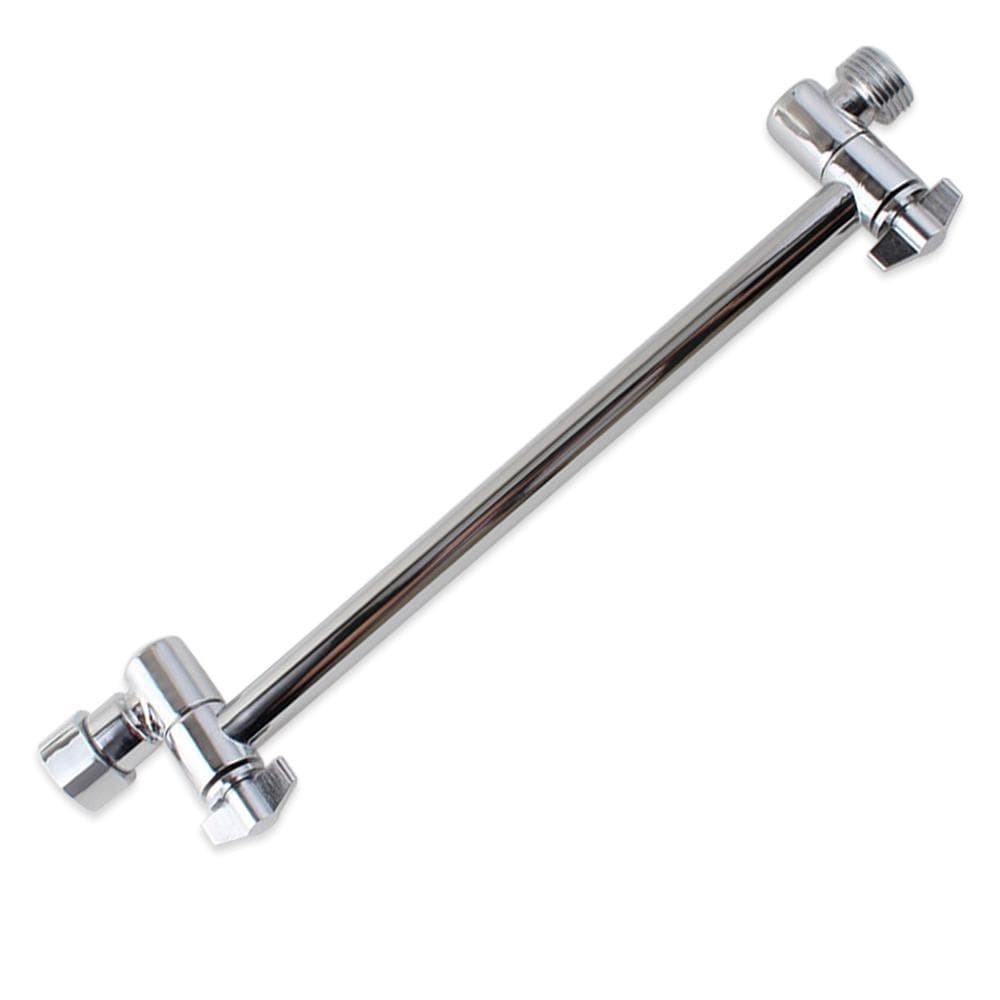 Shower Arm Extension with Lock Joints 11 Adjustable Height Angle Shower Arm silver