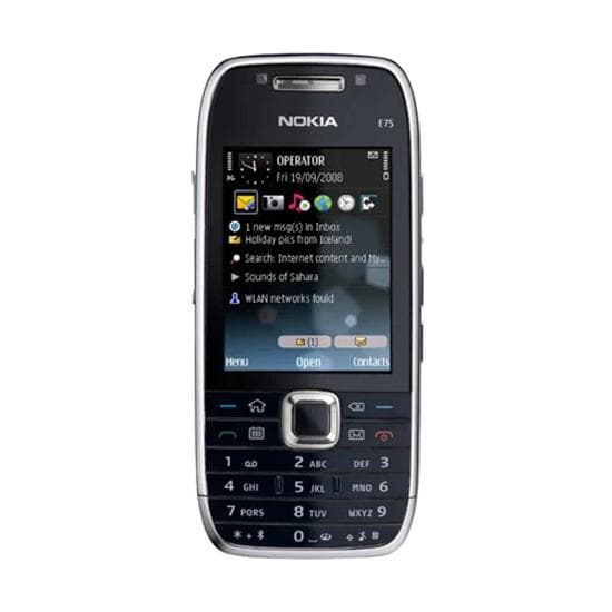 Refurbished Nokia E75 Mobile Phone 3G Support Russian& Arabic Keyboard Cellphone With 1 SIM Simple Set black