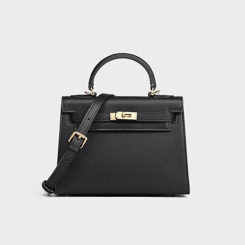 Women's Tote Bag Middle-aged Birthday Women's Premium Leather Mom Bag black