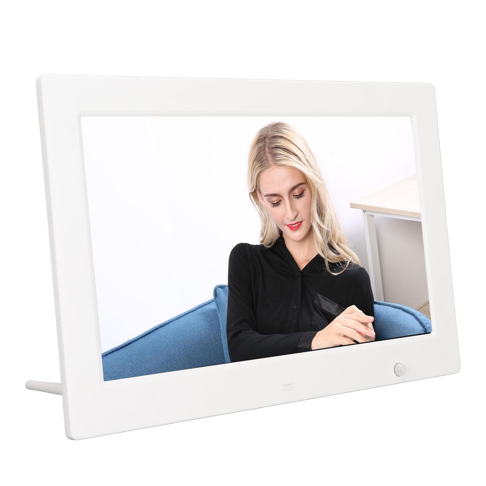 Digital Photo Frame 13 Inch HD Motion Sensor Support Video Music Smart Picture Frame with Clock EU Plug