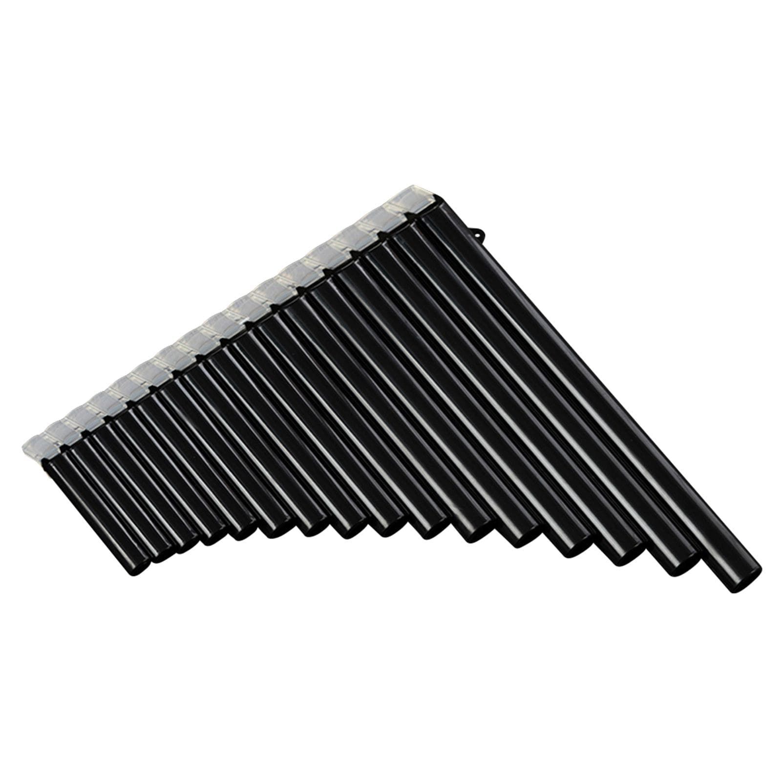16-Pipe Pan Flute G-A2 Key Pan Pipes ABS Panpipes Chinese Traditional Woodwind Instrument with black