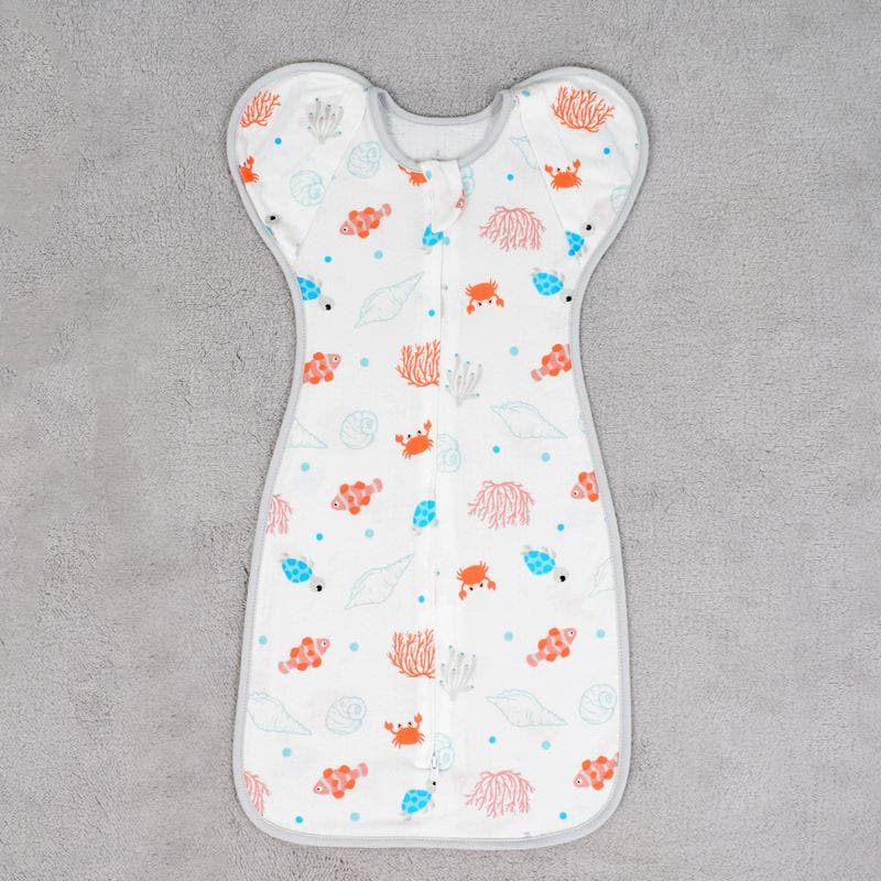 Newborn Anti-Startle Swaddle Sleeping Bag with Stretch Sleeves L/75CM