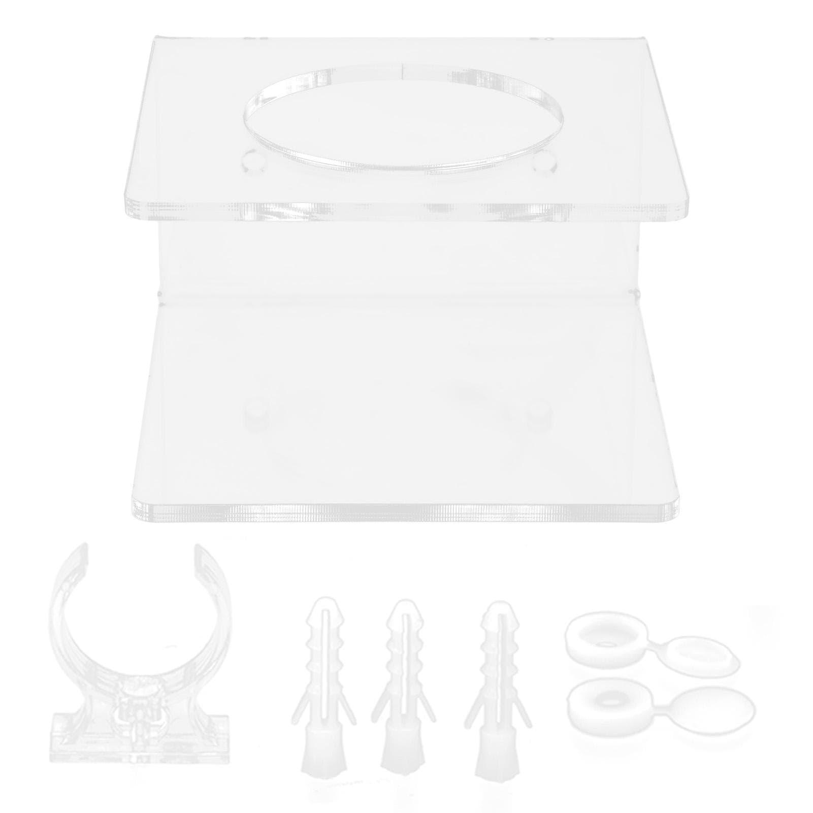 WallMounted Sword Rack Vertical Type Acrylic Display Stand Holder for Home Living Room Transparent