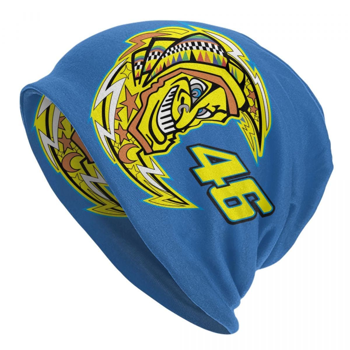Rossi Skullies Beanies Caps Unisex Winter Warm Knitting Hat Women Unisex Cool Adult Motorcycle Racing Bonnet Hats Outdoor Ski Cap Beanies Hat